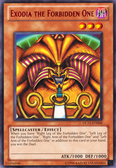 Exodia the Forbidden One - Red - DL11-EN006 - Rare - Unlimited Edition