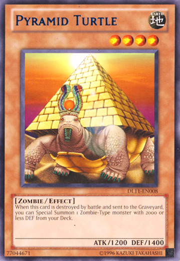 Pyramid Turtle - Blue - DL11-EN008 - Rare - Unlimited Edition