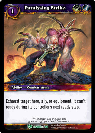 Paralyzing Strike - Uncommon