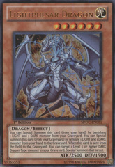 Lightpulsar Dragon - SDDC-EN001 - Ultra Rare - 1st Edition