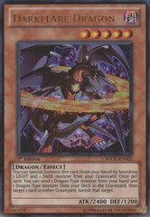 Darkflare Dragon - SDDC-EN002 - Ultra Rare - 1st Edition