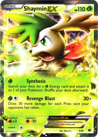 Shaymin-EX - 5/99 - Holo Rare ex