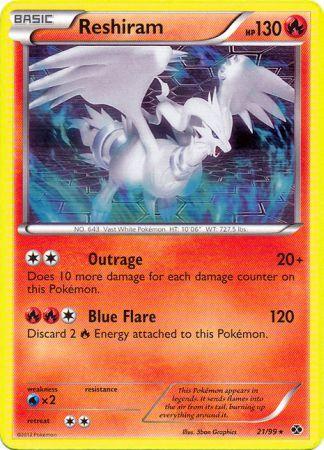 Reshiram - 21 - Rare