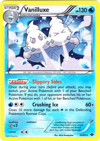 Vanilluxe - 33/99 - Holo Rare