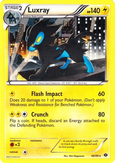 Pokemon - Luxray - 46/99 - Holo Rare - BW - Next Destinies