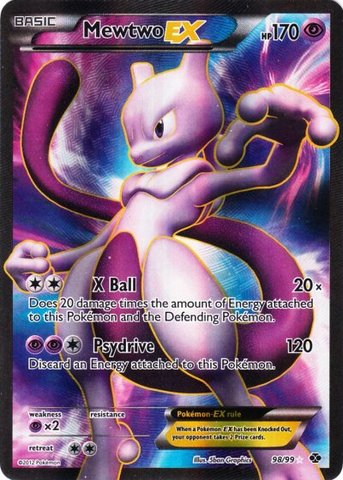 Mewtwo-EX - 98/99 - Full Art Ultra Rare