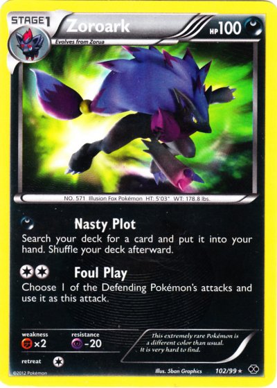 Zoroark - 102/99 - Secret Rare