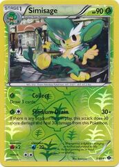 Simisage - 7/99 - Rare - Reverse Holo