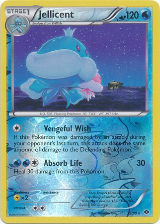 Jellicent - 35/99 - Rare - Reverse Holo