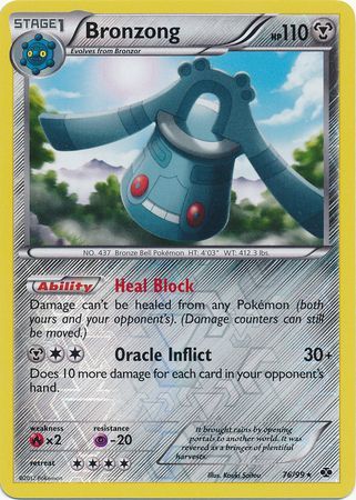 Bronzong - 76/99 - Rare - Reverse Holo