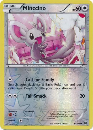 Minccino - 84/99 - Uncommon - Reverse Holo