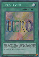 Hero Flash!! - RYMP-EN027 - Secret Rare - 1st Edition