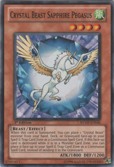 Crystal Beast Sapphire Pegasus - RYMP-EN046 - Common - 1st Edition