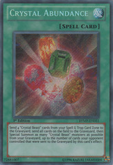 Crystal Abundance - RYMP-EN051 - Secret Rare - 1st Edition