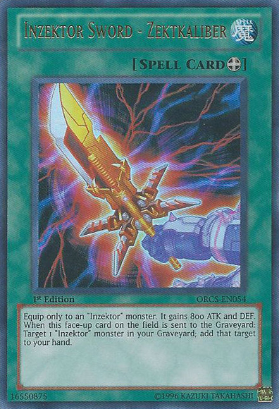 epee Inzektor - Zektkaliber - ORCS-EN054 - Ultra Rare - edition illimitee // Order Of Chaos - ORCS