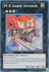 M-X-Saber Invoker - ORCS-EN099 - Secret Rare - Unlimited Edition