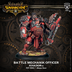 PIP33081 WRM Khador Battle Mechanik Officer Blister