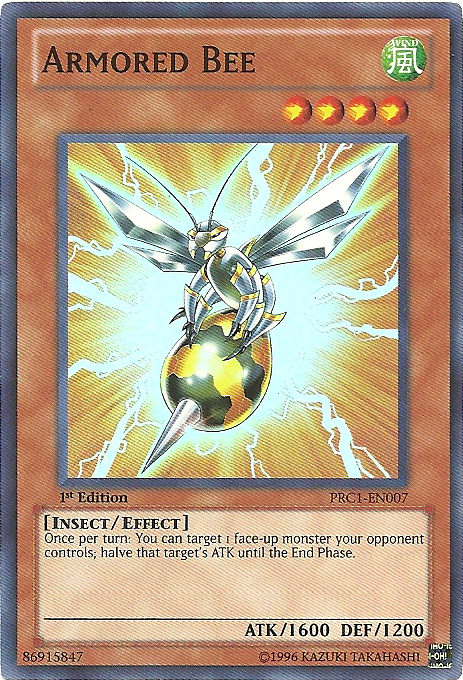Armored Bee - PRC1-EN007 - Super Rare - 1st Edition