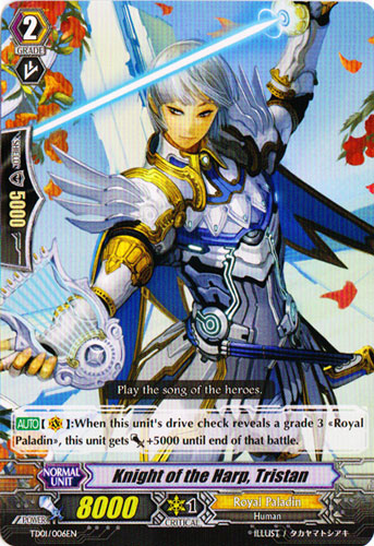 Knight of the Harp, Tristan - TD01/006EN Knight of the Harp, Tristan - TD01/006EN