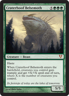 Craterhoof Behemoth - Foil