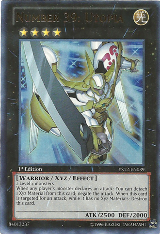Numero 39 : Utopie - YS12-EN039 - Ultra Rare - 1ere edition // Starter Deck: Xyz Symphony