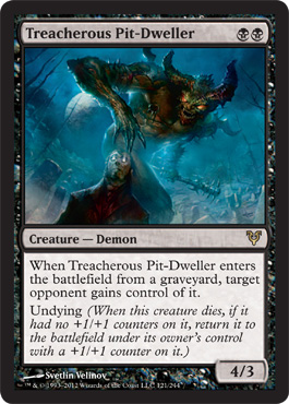 Treacherous Pit-Dweller - Foil