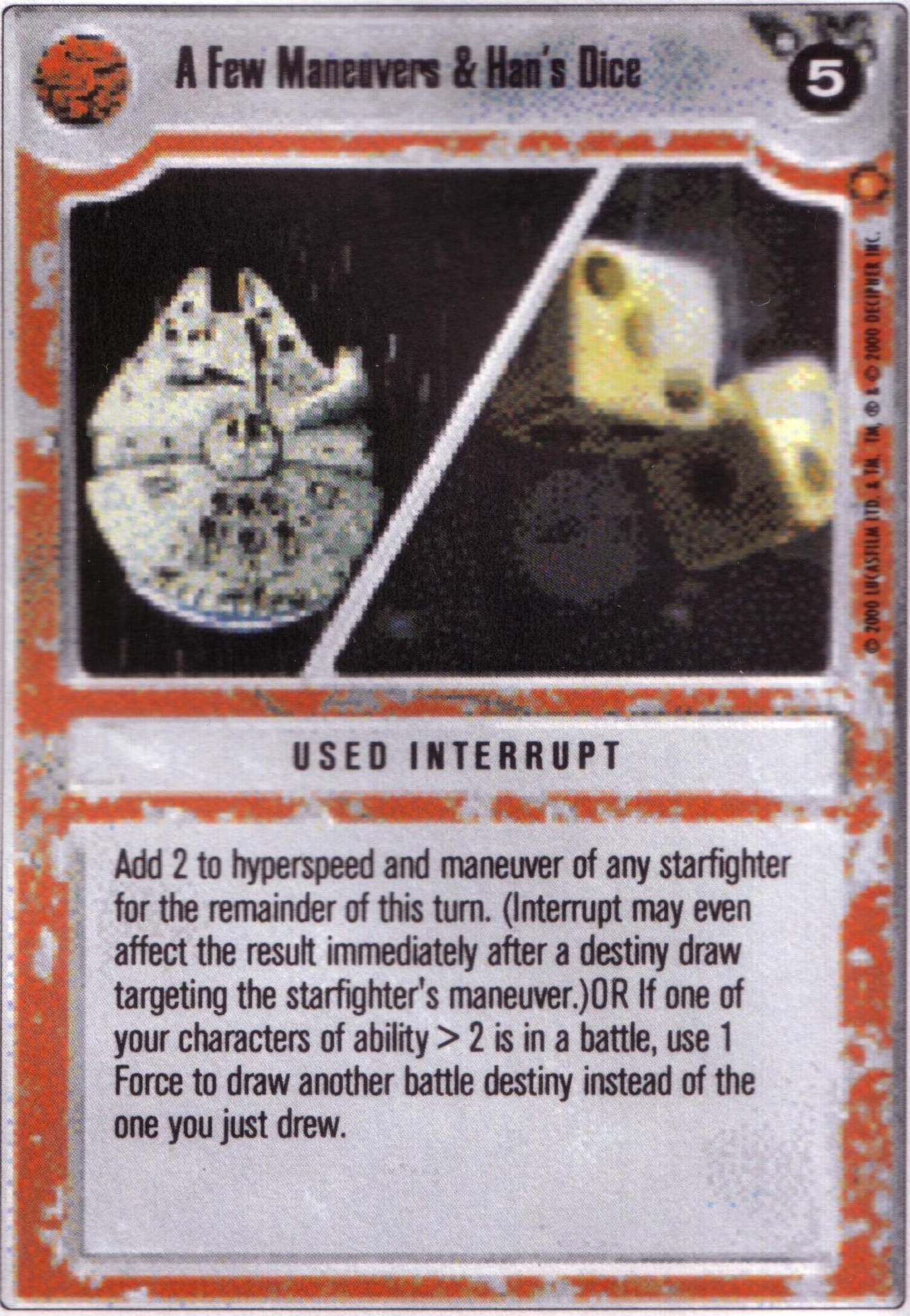 A Few Maneuvers & Hans Dice
