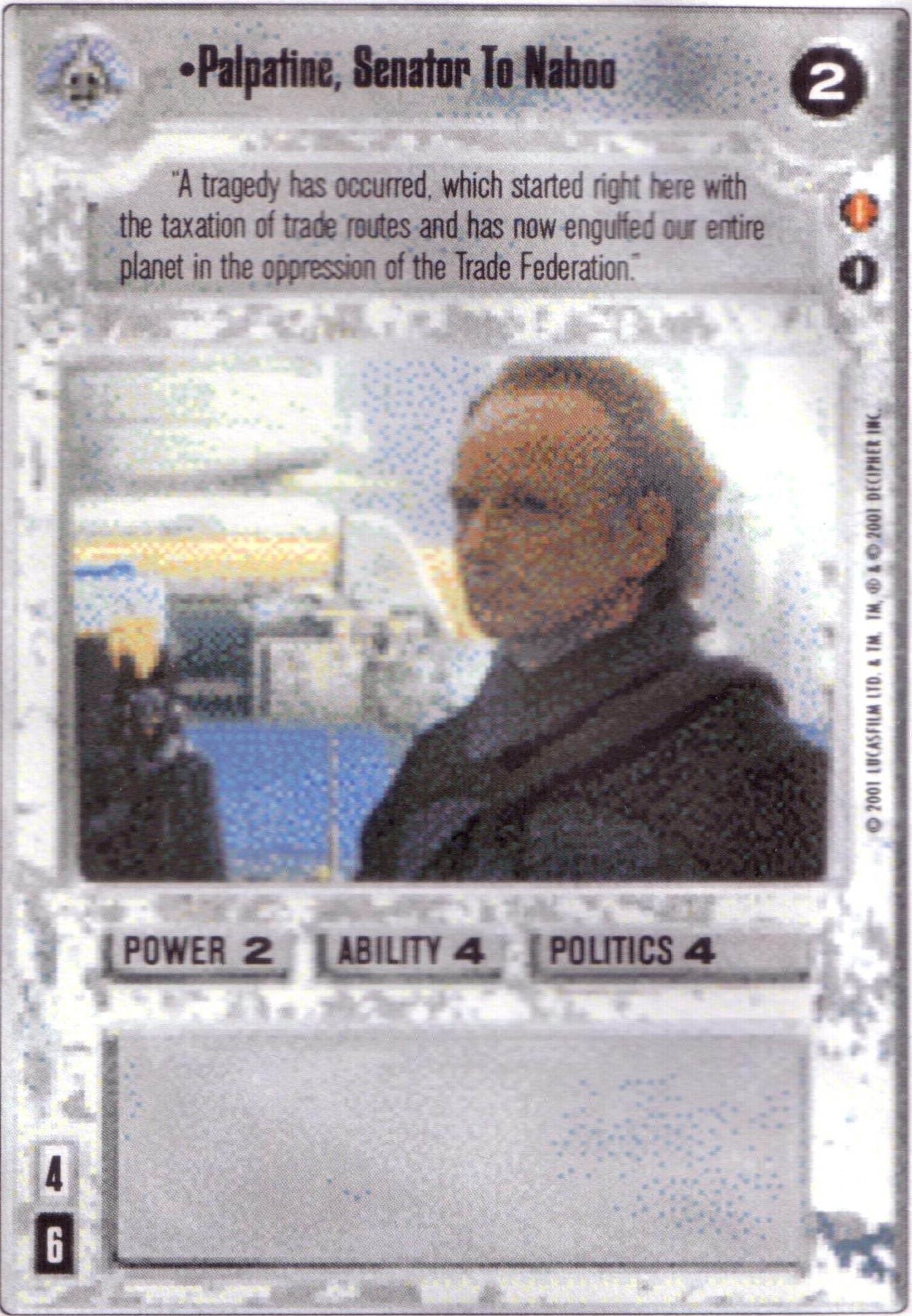 Palpatine, Senator To Naboo