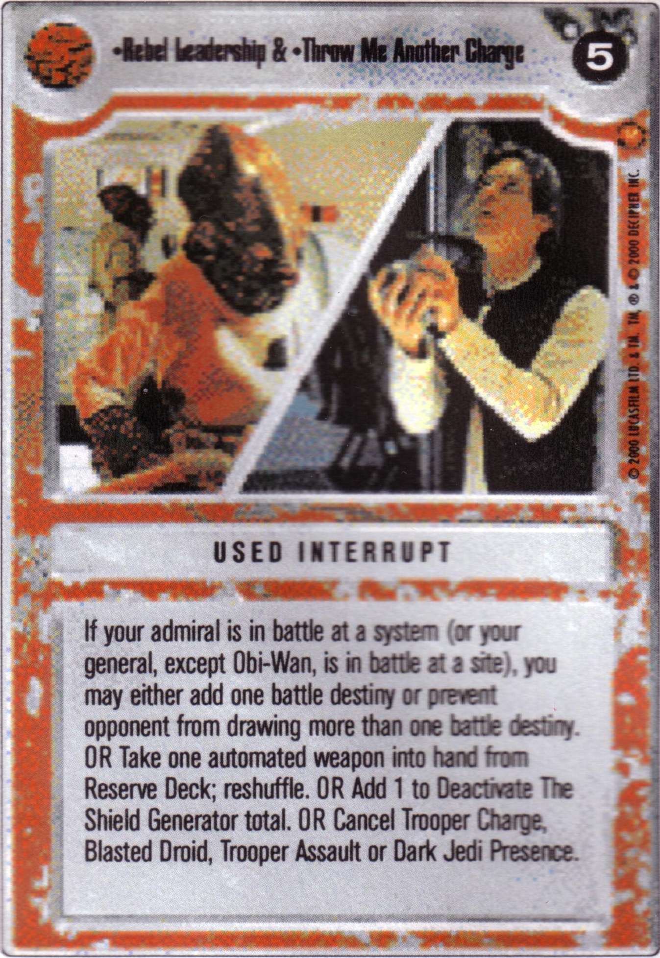 Rebel Leadership & Throw Me Another Charge