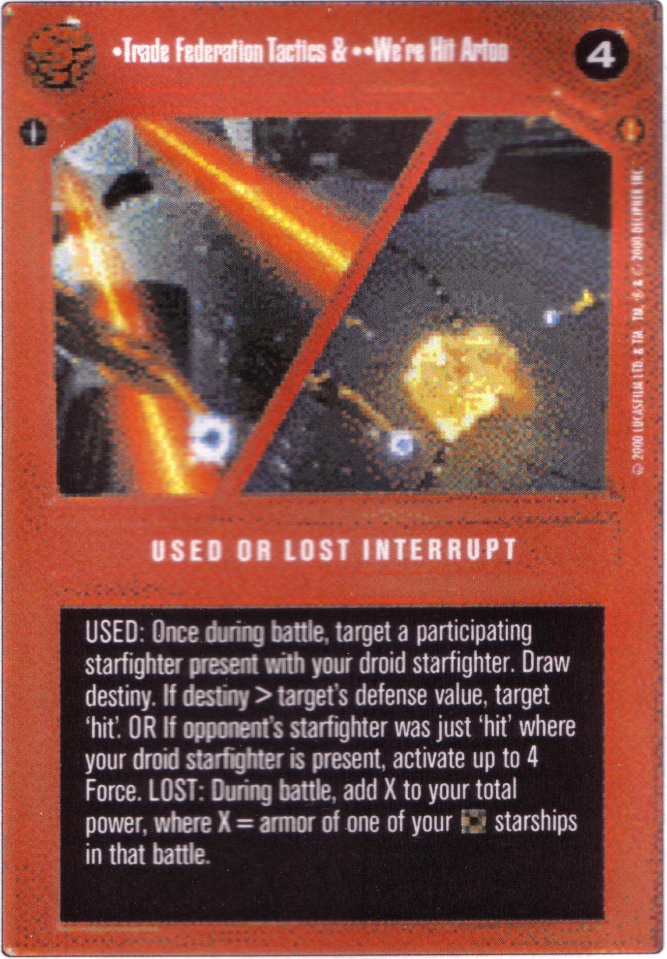Trade Federation Tactics & Were Hit Artoo