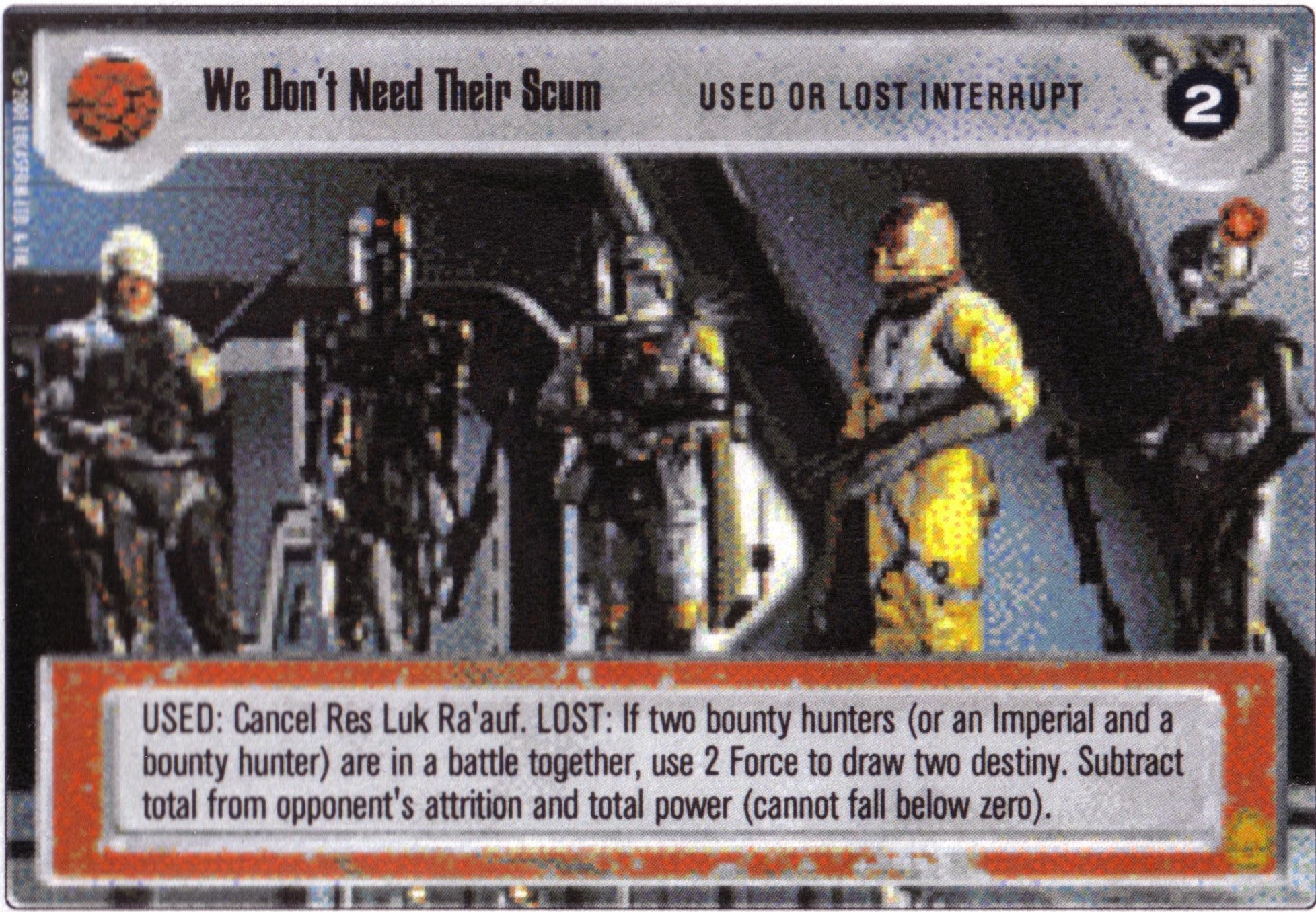 We Dont Need Their Scum