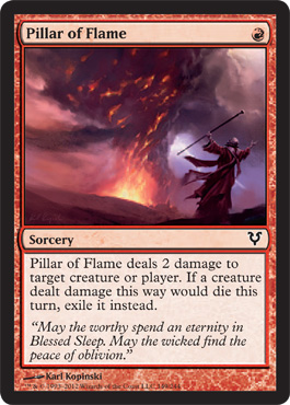 Pillar of Flame - Foil