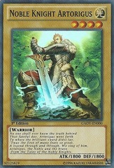 Noble Knight Artorigus - GAOV-EN000 - Super Rare - 1st Edition