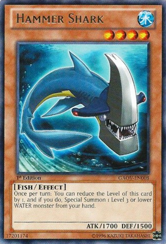 Hammer Shark - GAOV-EN008 - Rare - 1st Edition