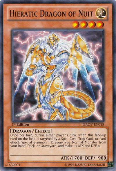 Hieratic Dragon of Nuit - GAOV-EN018 - Common