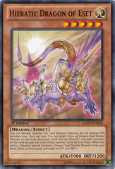 Hieratic Dragon of Eset - GAOV-EN020 - Common - 1st Edition