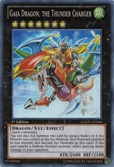 Gaia Dragon, the Thunder Charger - GAOV-EN046 - Super Rare - 1st Edition