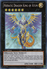 Hieratic Dragon King of Atum - GAOV-EN047 - Super Rare - 1st Edition