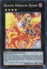 Queen Dragun Djinn - GAOV-EN049 - Super Rare - 1st Edition