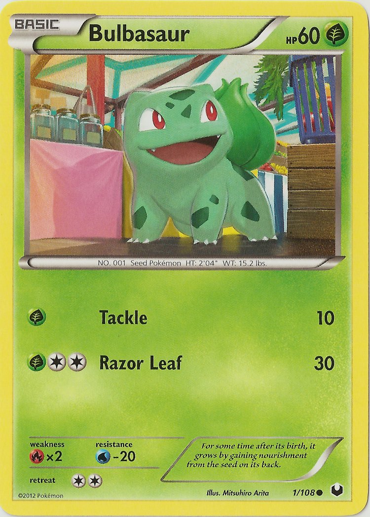 Bulbasaur - 1/108 - Common