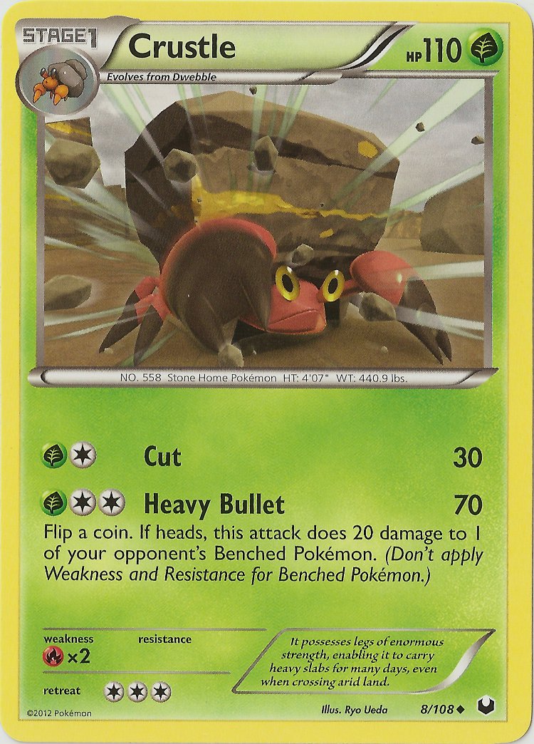 Crustle - 8/108 - Uncommon