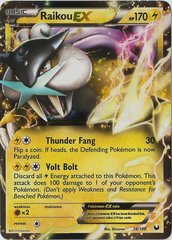 Raikou-EX - 38/108 - Rare Holo EX