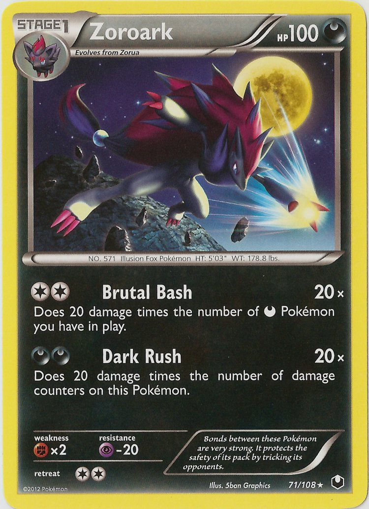 Zoroark - 71/108 - Rare