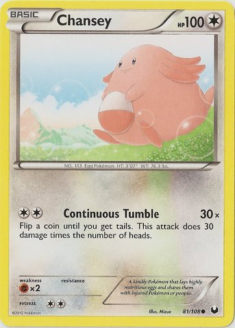 Chansey - 81/108 - Common