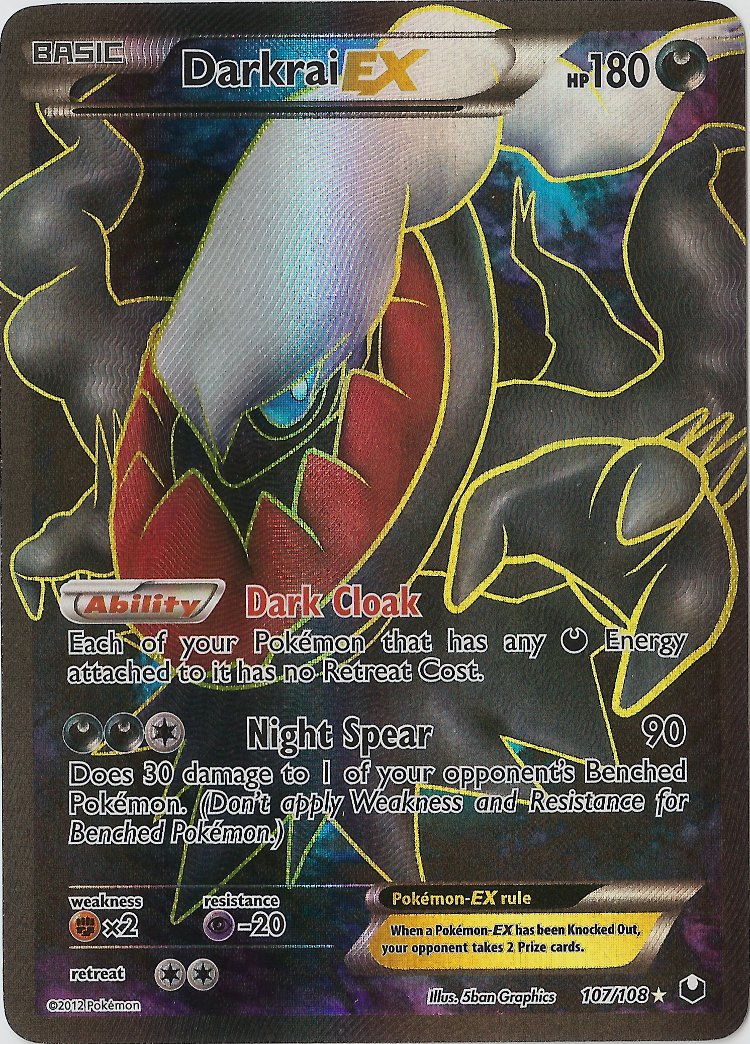 Pokemon Darkrai outlet EX 107 Full Art