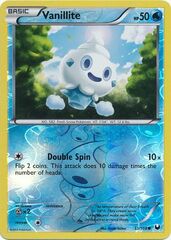 Vanillite - 33/108 - Common - Reverse Holo