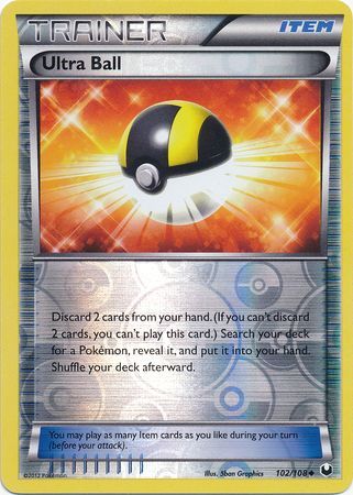 Ultra Ball - 102/108 - Uncommon - Reverse Holo