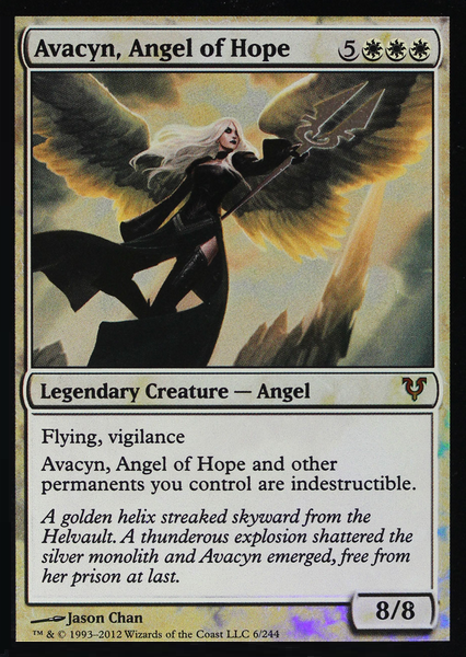 Avacyn, Angel of Hope Foil Oversized Helvault Promo
