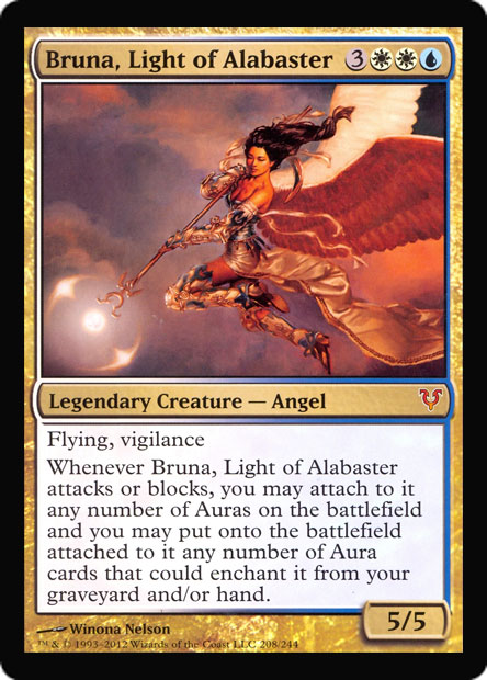 Bruna, Light of Alabaster (Open the Helvault) - Foil Oversized Promo