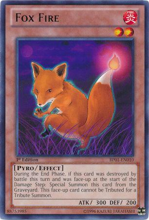 Fox Fire - BP01-EN010 - Rare - 1st Edition